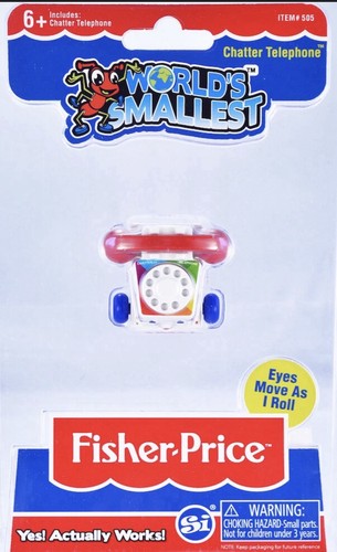 World smallest fisher price - world's,