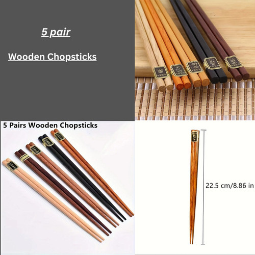 Pairs bamboo chopsticks - pairs, –