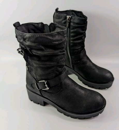 Mango black faux - mango, suede
