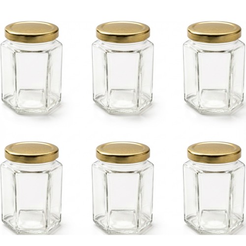 Nutley 8oz hexagonal jam - nutley's,