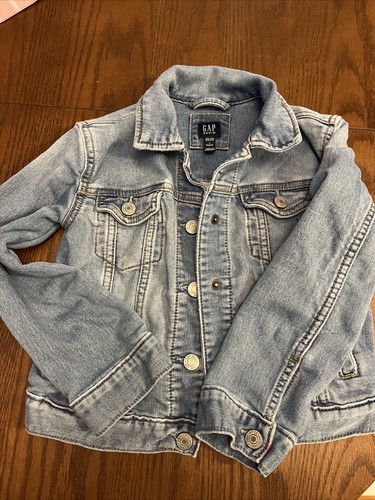Girls blue jean jacket - blue, jacket,