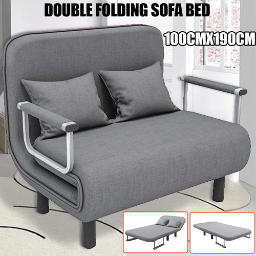 Double fabric sofa - sofa, sleeper