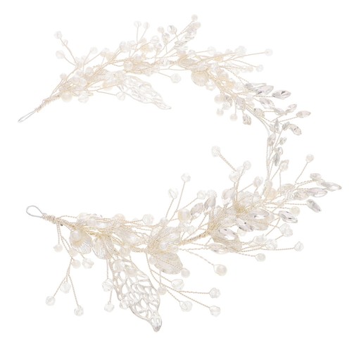 Wedding crystal headband hair - crystal,