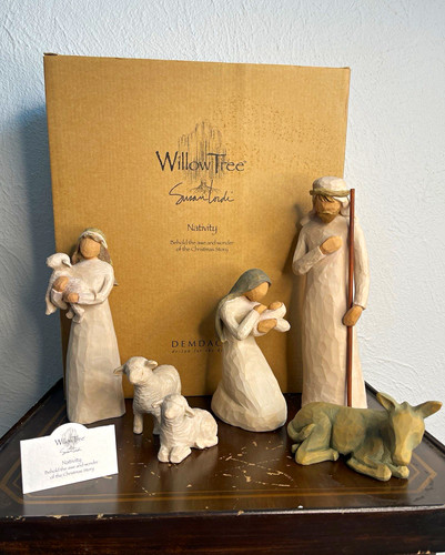 Willow tree nativity - willow, scene