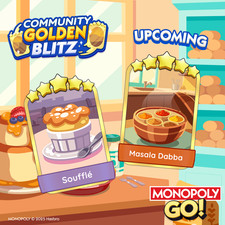 ?Monopoly Sticker Go ⭐ Golden Blitz 5 ⭐ MASALA DABBA & SOUFFLE