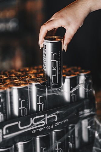 Rush energy drink cans 2 - energy,