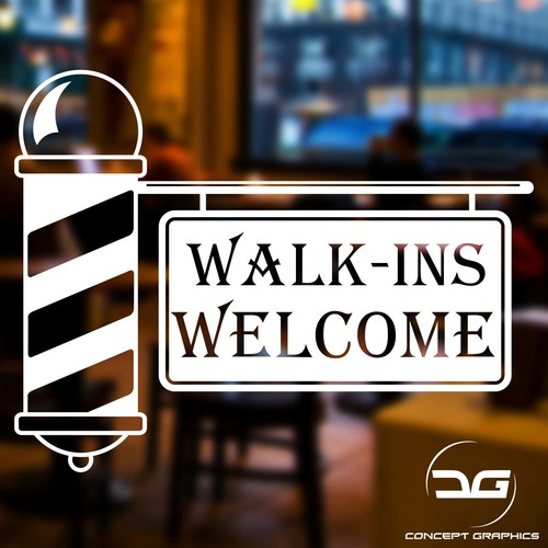 Barber shop pole walk ins - shop, walk-ins