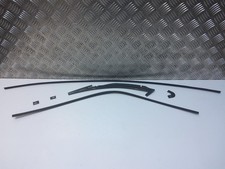 1985 Porsche 928 S2 Window Insert Trim Left Hand Rear Black With Joint Covers.