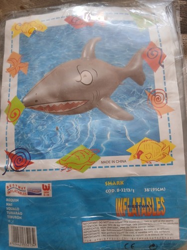 Inflatable shark beach pool - beach,