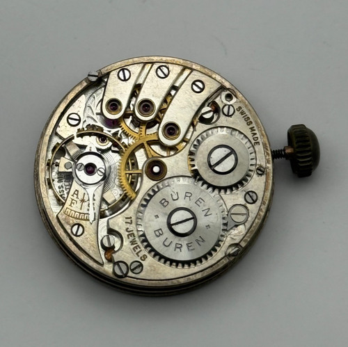 Buren watch movement running - movement,