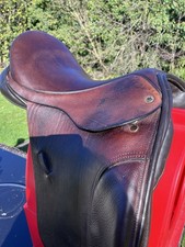 Black Country Saddle 17" Spring Tree Havana