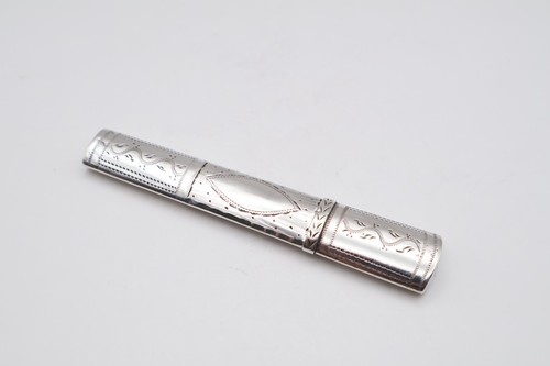 Antique georgian silver needle - antique,