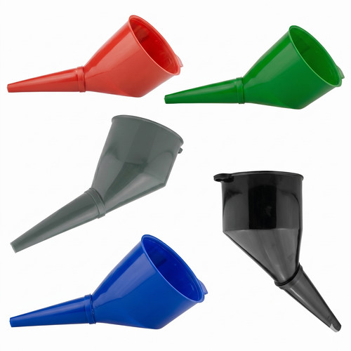 Angled car fuel funnel - car,