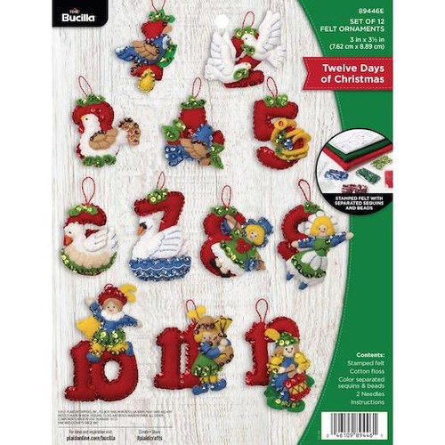Bucilla felt ornaments - felt,
