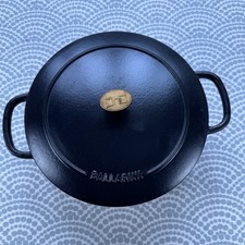 BALLARINI Bellamonte Casserole Dish, Dutch Enamelled Cast Iron,24 cm,Black