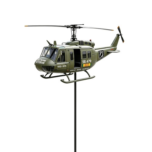 Helicopter wind spinner - wind, 2d