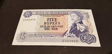 Mauritius 5 Rupees 1967 UNC
