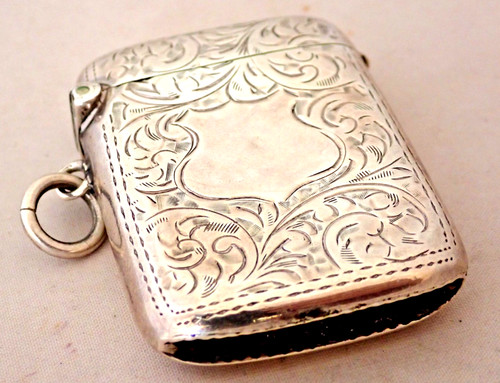 Antique solid silver - antique, vesta