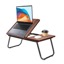 Adjustable Foldable Laptop Desk Laptop Table with Cup Holder Height for Working