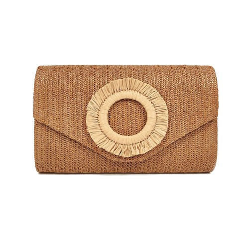 Straw clutch purse for summer - straw, ,summer