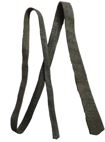 Tie vintage leather suede - tie,