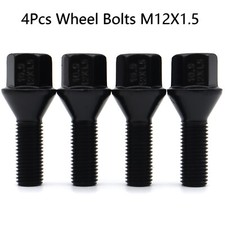 4x Alloy Wheel Lug Bolts Nuts M12x1.5 26mm For BMW 1 3 5 Series E81 E46 E90 E87,