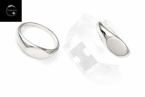 Sterling silver 925 ring plain - silver,