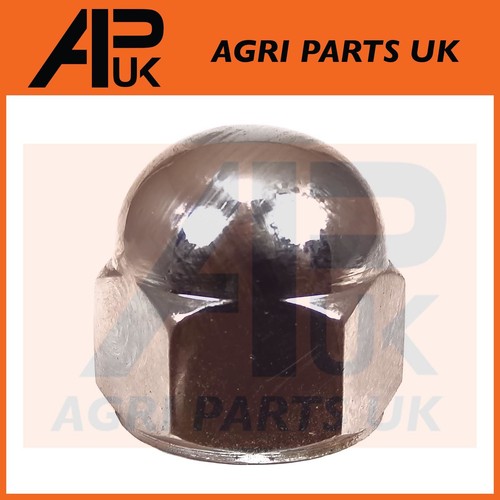 Chrome steering wheel - chrome, nut