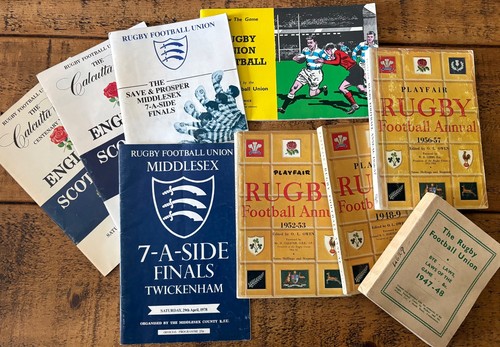 Mixed collection vintage rugby - mixed,