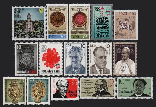 East germany ddr stamps 1990 - east,