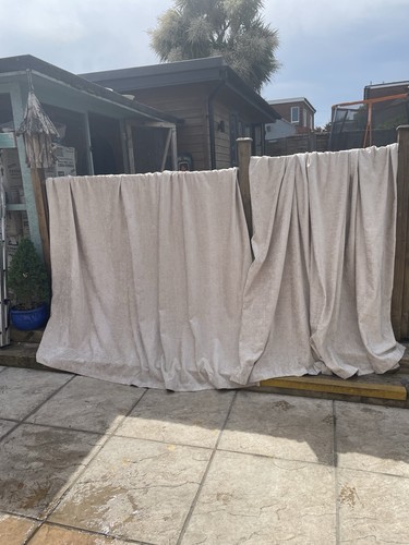 Dunelm champagne chenille