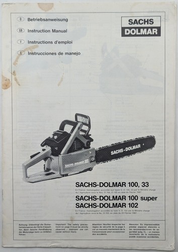 Vintage sachs dolmar 100 - dolmar, /