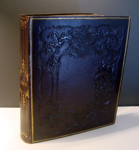 Z17 victorian album antique - -,