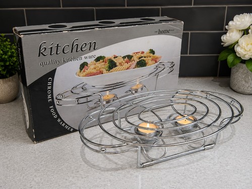 Chrome oval food - chrome, warmer