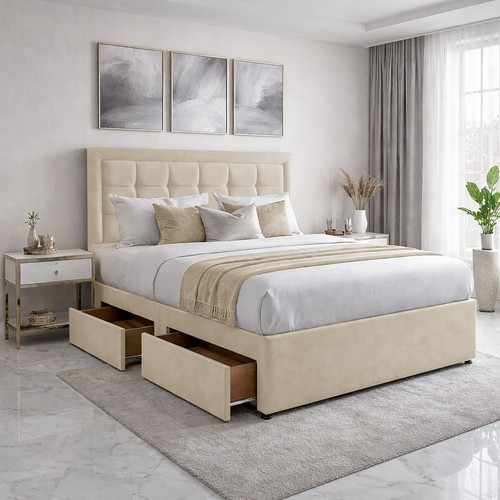 Divan bed with - divan, 20"