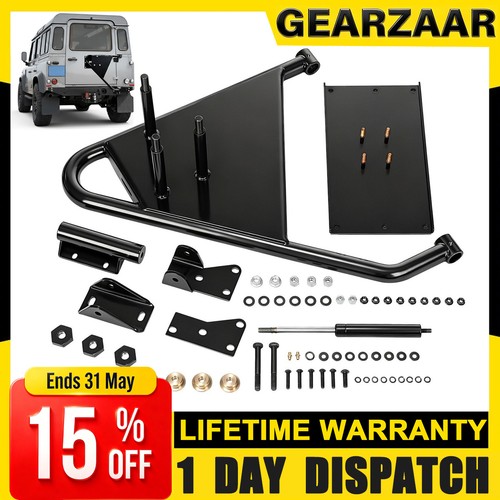 Swing away spare wheel carrier - away,