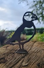 PUFFIN Rusty metal Topper -