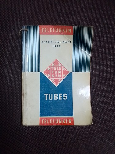 Telefunken tubes data - telefunken, book