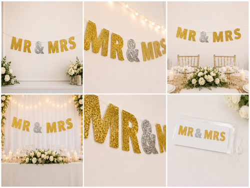 Mrs gold glitter - mrs,