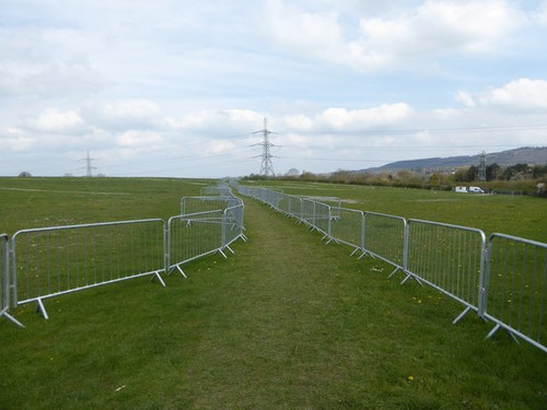 Photo 6x4 path with temporary - photo,