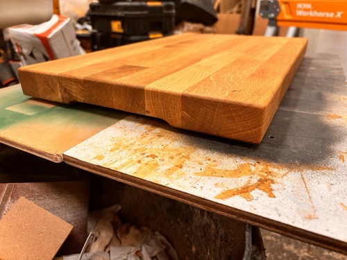 Large oak butcher - large,