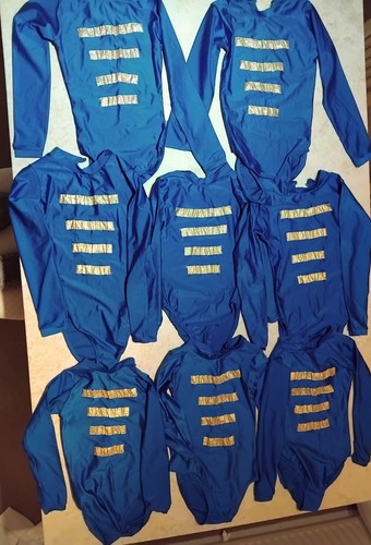 Dance lycra royal blue - x,