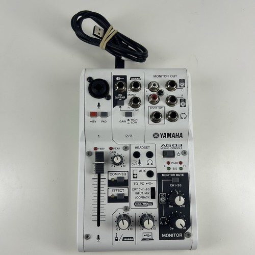 Yamaha ag03 audio mixing - yamaha,