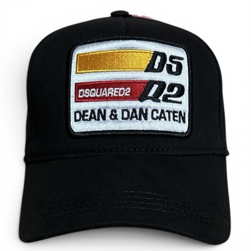 Dsquared2 black baseball cap - dsquared2,
