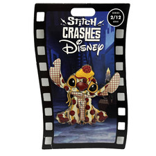 Disney Lady and the Tramp Stitch Crashes Disney Jumbo Pin, 2 of 12 carded 2021