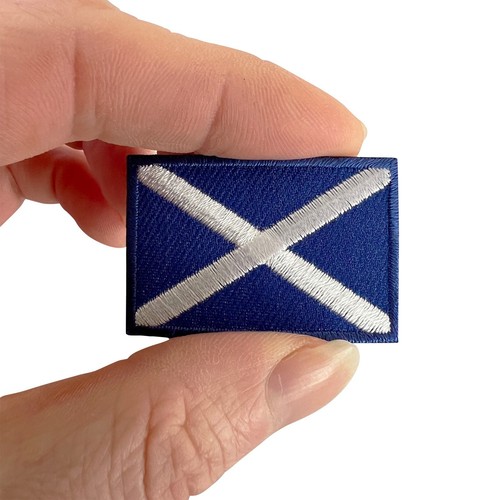 Mini scotland flag patch iron - mini,