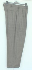 Men's 1950s Peg Trousers Grey