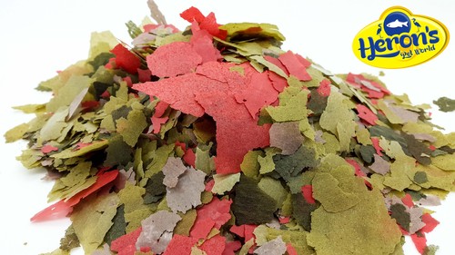 Herons spirulina malawi flakes - spirulina,