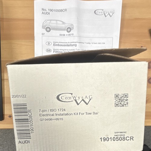 Conwys pin tow bar wiring - tow,