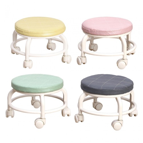 Low round roller seat stool - seat,
